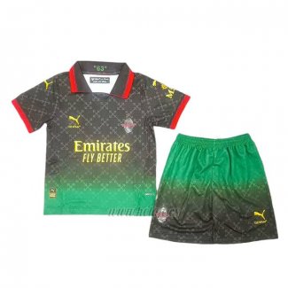 Camiseta AC Milan Portero Cuarto Nino 2024-2025