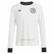 Camiseta Alemania 125 Aniversario Manga Larga 2025 Blanco