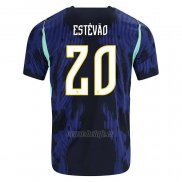 Camiseta Brasil Jugador Estevao Segunda 2026