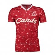 Camiseta Liverpool Candy Primera Retro 1989-1991