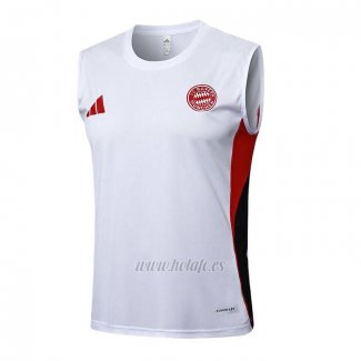 Camiseta de Entrenamiento Bayern Munich Sin Mangas 2025-2026 Blanco