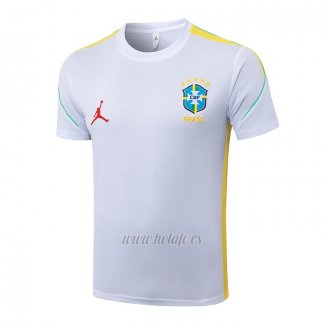 Camiseta de Entrenamiento Brasil 2026-2027 Blanco - Pantalon Corto