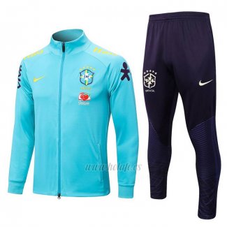 Chandal de Chaqueta del Brasil 2022-2023 Azul