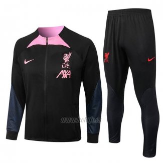 Chandal de Chaqueta del Liverpool Nino 2022-2023 Negro