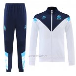 Chandal de Chaqueta del Olympique Marsella 2022-2023 Blanco