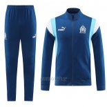 Chandal de Chaqueta del Olympique Marsella 2023-2024 Azul