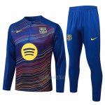 Chandal de Sudadera del Barcelona 2025-2026 Azul Amarillo