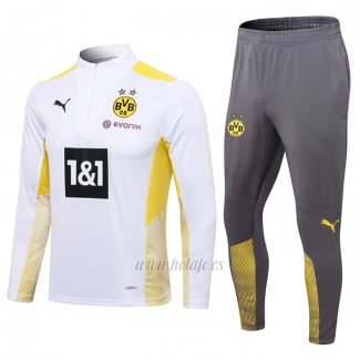 Chandal de Sudadera del Borussia Dortmund 2021-2022 Blanco