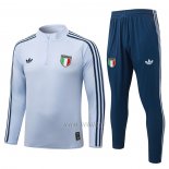 Chandal de Sudadera del Italia Nino 2026-2027 Azul Claro