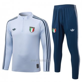 Chandal de Sudadera del Italia Nino 2026-2027 Azul Claro