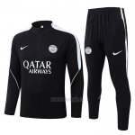 Chandal de Sudadera del Paris Saint-Germain Nino 2026-2027 Negro