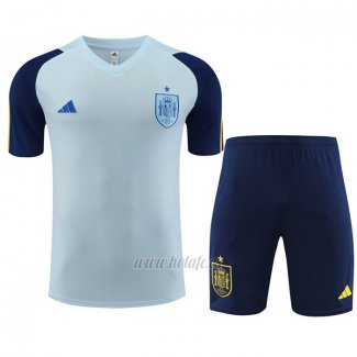 Chandal del Espana Manga Corta 2023-2024 Azul - Pantalon Corto