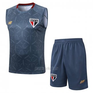 Chandal del Sao Paulo Sin Mangas 2025-2026 Gris