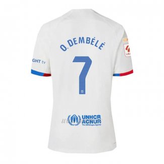 Camiseta Barcelona Jugador O.Dembele Segunda 2023-2024