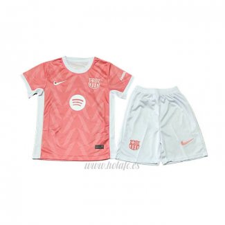 Camiseta Barcelona Special Nino 2025-2026 Naranja