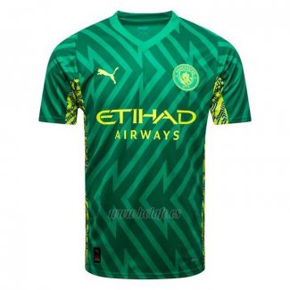 Camiseta Manchester City Portero 2023-2024 Verde