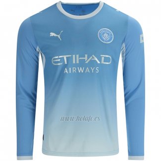Camiseta Manchester City Primera Manga Larga 2026-2027