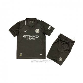 Camiseta Manchester City Tercera Nino 2025-2026