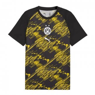 Camiseta Pre Partido del Borussia Dortmund 2026-2027 Negro Amarillo