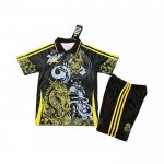 Camiseta Real Madrid Dragon Nino 2025-2026 Negro Amarillo
