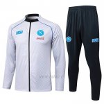 Chandal de Chaqueta del Napoli Nino 2025-2026 Blanco