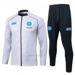 Chandal de Chaqueta del Napoli Nino 2025-2026 Blanco