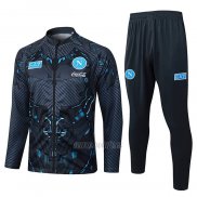 Chandal de Chaqueta del Napoli Nino 2025-2026 Negro