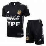 Chandal del Argentina Manga Corta 2025-2026 Negro - Pantalon Corto