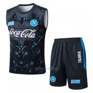 Chandal del Napoli Sin Mangas 2025-2026 Negro