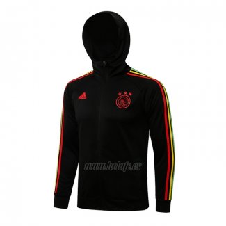 Chaqueta con Capucha del Ajax 2021-2022 Negro