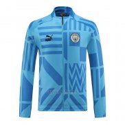 Chaqueta del Manchester City 2022-2023 Azul Claro