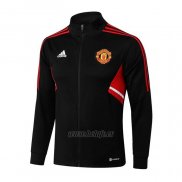 Chaqueta del Manchester United 2022-2023 Negro y Rojo