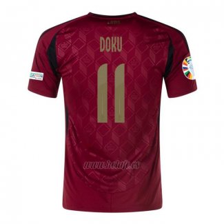 Camiseta Belgica Jugador Doku Primera 2024