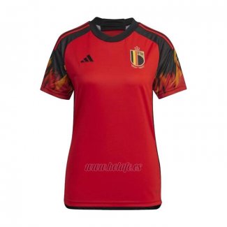 Camiseta Belgica Primera Mujer 2022