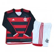 Camiseta Flamengo Primera Manga Larga Nino 2024