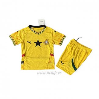 Camiseta Ghana Segunda Nino 2024-2025