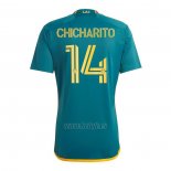 Camiseta Los Angeles Galaxy Jugador Chicharito Segunda 2023-2024