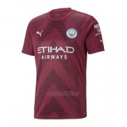 Camiseta Manchester City Portero 2022-2023 Rojo