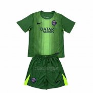 Camiseta Paris Saint-Germain Portero Nino 2025-2026 Verde
