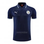 Camiseta Polo del Manchester City 2022-2023 Azul Marino