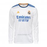Camiseta Real Madrid Primera Manga Larga 2021-2022