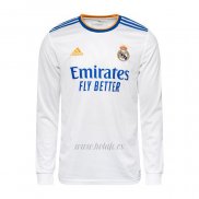 Camiseta Real Madrid Primera Manga Larga 2021-2022