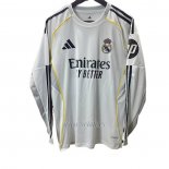Camiseta Real Madrid Primera Manga Larga 2025-2026