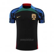 Camiseta de Entrenamiento Portugal 2022-2023 Negro