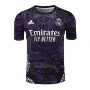 Camiseta de Entrenamiento Real Madrid Dragon 2024-2025 Purpura