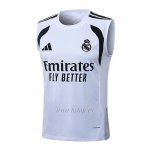 Camiseta de Entrenamiento Real Madrid Sin Mangas 2025-2026 Blanco