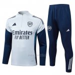 Chandal de Sudadera del Arsenal Nino 2025-2026 Gris