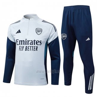 Chandal de Sudadera del Arsenal Nino 2025-2026 Gris