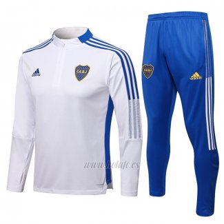 Chandal de Sudadera del Boca Juniors 2021-2022 Blanco