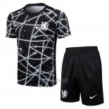 Chandal del Chelsea Manga Corta 2025-2026 Negro - Pantalon Corto